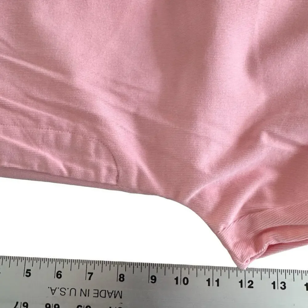 NWT Outerknown Avery Cotton High Waisted Corduroy Bootcut Pants Pink Women's 10